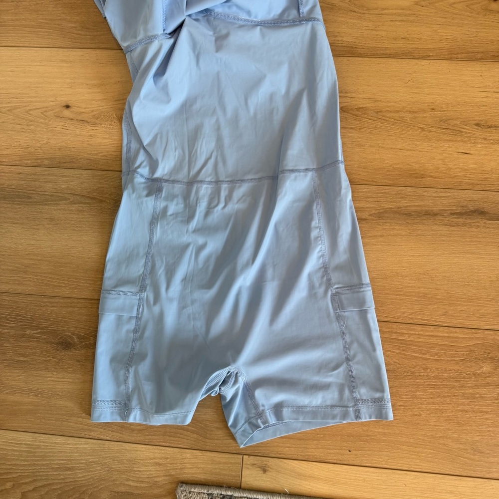 Outdoor Voices One-Shoulder Light Blue Athletic Dress Womens Medium Tennis Golf - Picture 5 of 7